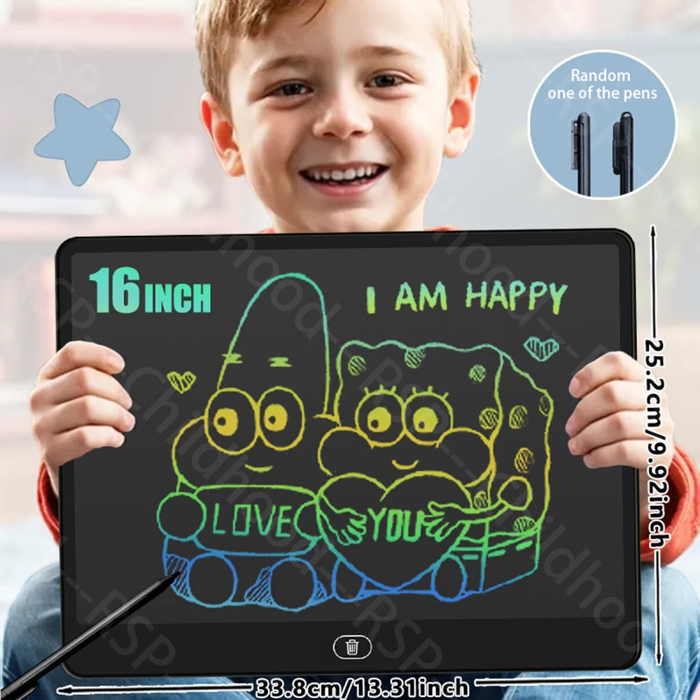 Kids LCD Drawing Tablet | Writing Board for Children Ages 3-8 | Doodle Pad Toy for Boys & Girls | Educational Gift