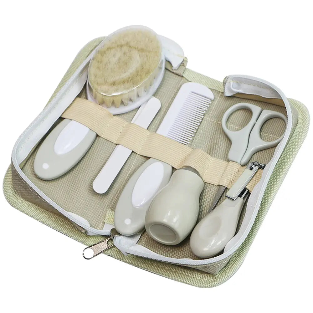 6-Piece Baby Care Kit – Newborn Grooming Set with Nasal Aspirator, Nail Clipper, Comb & Safety Scissors