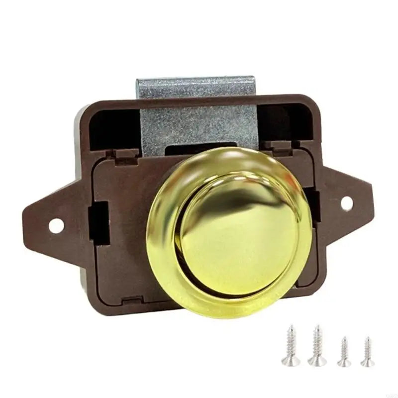 Universal Push Button Latches – Keyless Door Lock for Campers Furniture Cupboard Cabinet Hardware