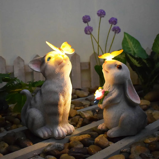 Solar Turtle Garden Statue with Succulent LED Lights | Outdoor Yard Decor