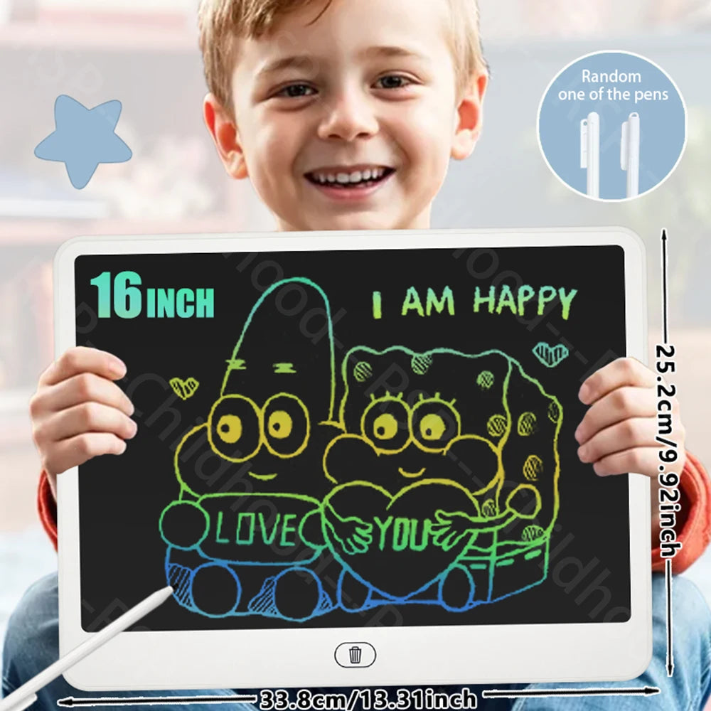 Kids LCD Drawing Tablet | Writing Board for Children Ages 3-8 | Doodle Pad Toy for Boys & Girls | Educational Gift
