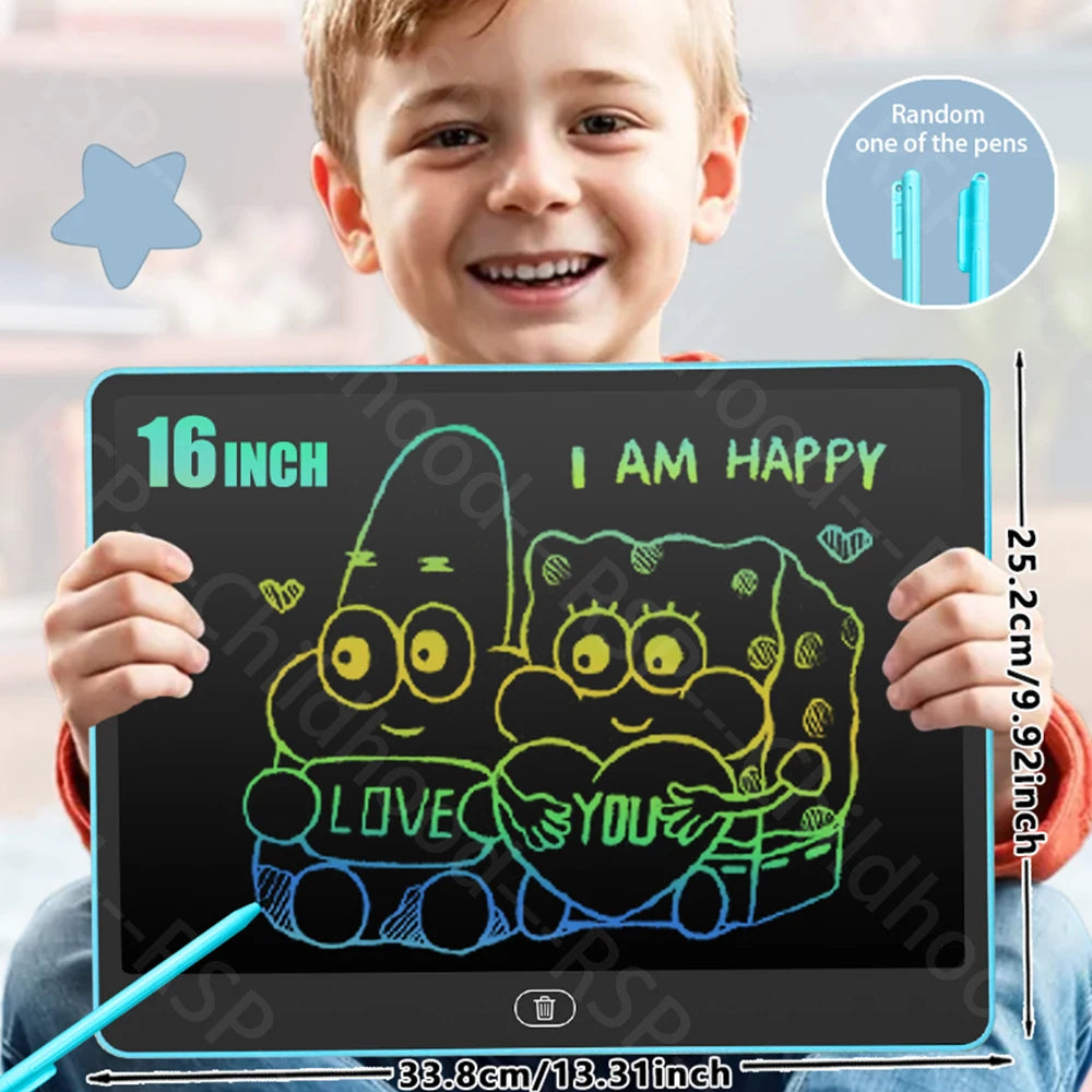 Kids LCD Drawing Tablet | Writing Board for Children Ages 3-8 | Doodle Pad Toy for Boys & Girls | Educational Gift