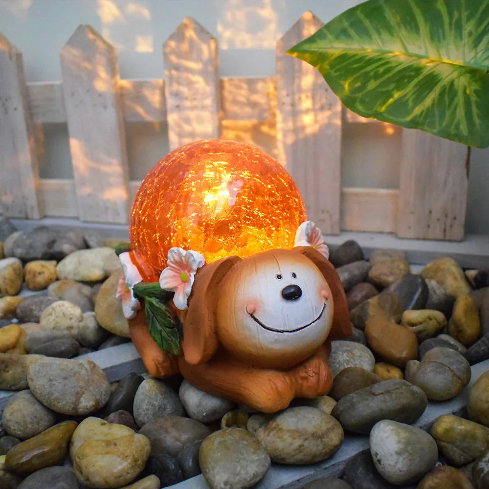 Solar Turtle Garden Outdoor Decor With Succulent Led Lights Solar Garden Statues Turtle Figurine For Yard Patio Balcony Backyard