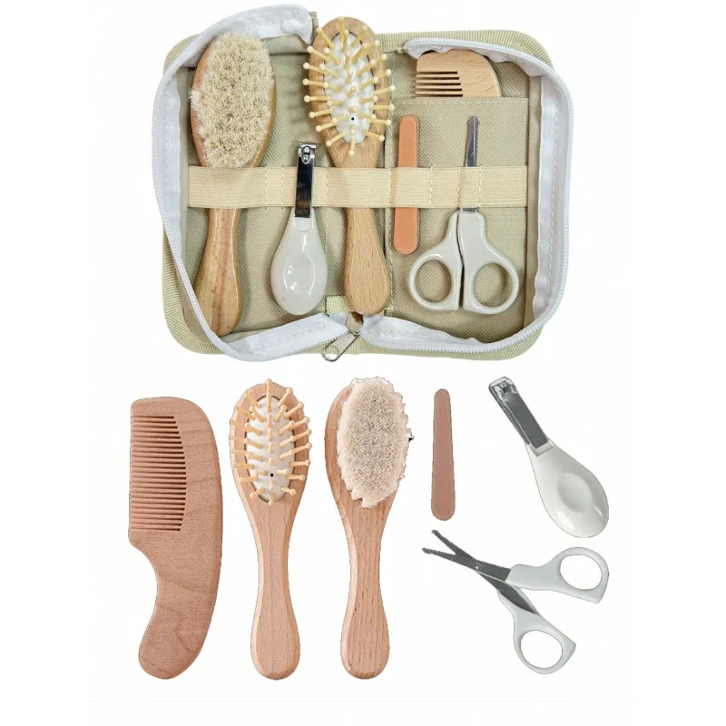 6-Piece Baby Care Kit – Newborn Grooming Set with Nasal Aspirator, Nail Clipper, Comb & Safety Scissors