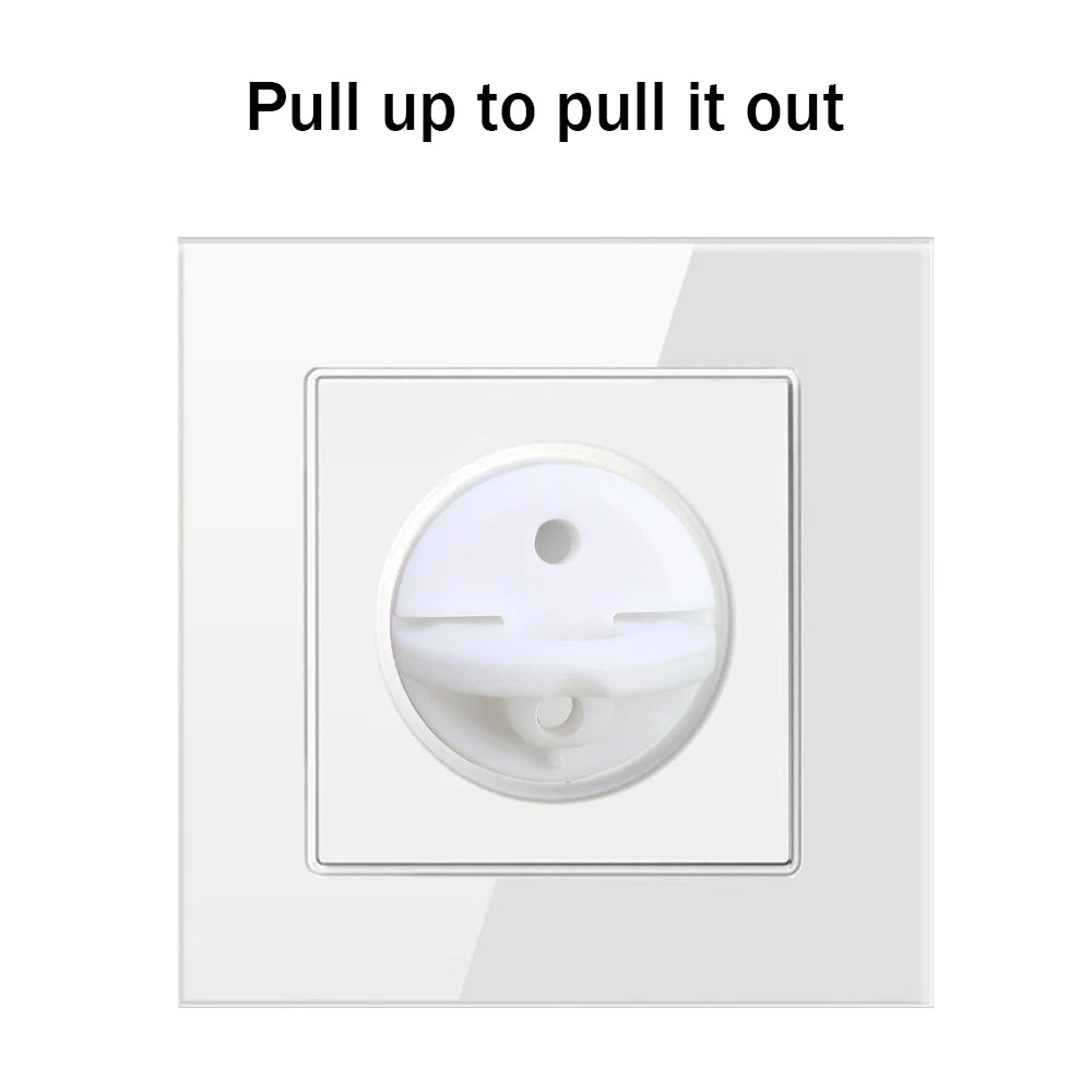 Childproof Baby Safety Socket Covers 10-Pack – European Outlet Plugs for Toddler Home Electrical Protection