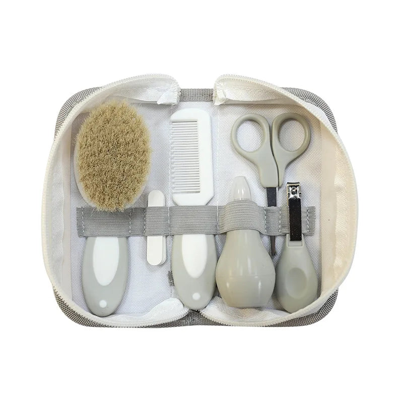 6-Piece Baby Care Kit – Newborn Grooming Set with Nasal Aspirator, Nail Clipper, Comb & Safety Scissors