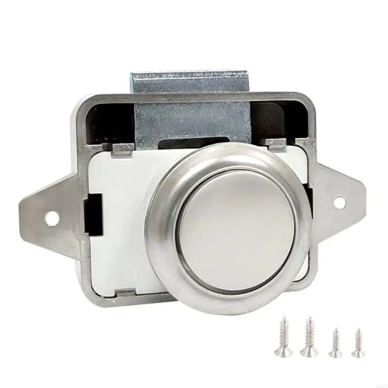 Universal Push Button Latches – Keyless Door Lock for Campers Furniture Cupboard Cabinet Hardware