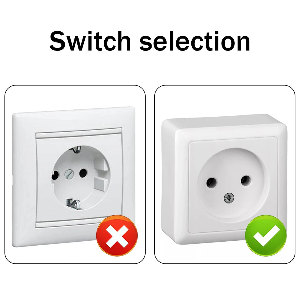 Childproof Baby Safety Socket Covers 10-Pack – European Outlet Plugs for Toddler Home Electrical Protection