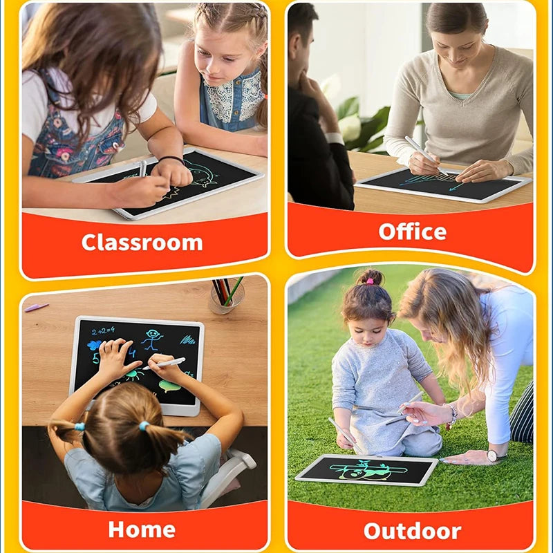 Kids LCD Drawing Tablet | Writing Board for Children Ages 3-8 | Doodle Pad Toy for Boys & Girls | Educational Gift