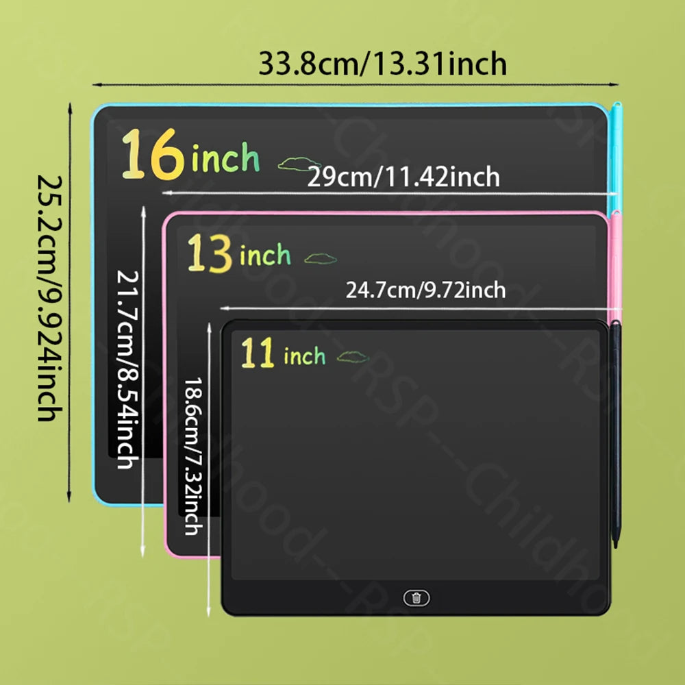 Kids LCD Drawing Tablet | Writing Board for Children Ages 3-8 | Doodle Pad Toy for Boys & Girls | Educational Gift