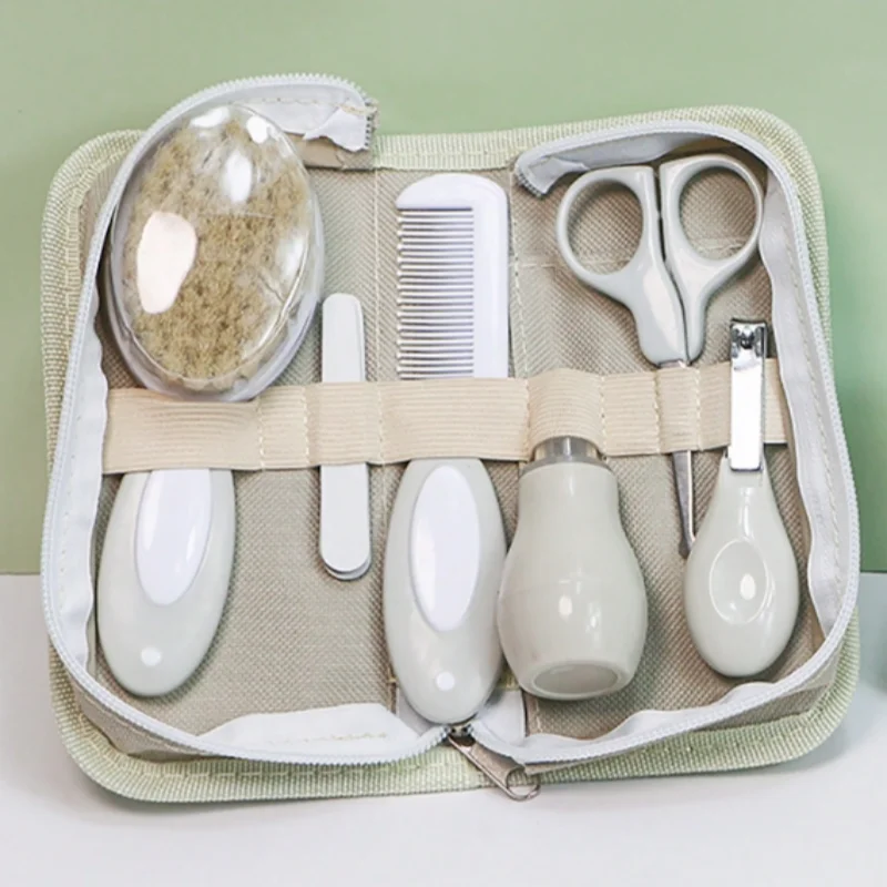 6-Piece Baby Care Kit – Newborn Grooming Set with Nasal Aspirator, Nail Clipper, Comb & Safety Scissors