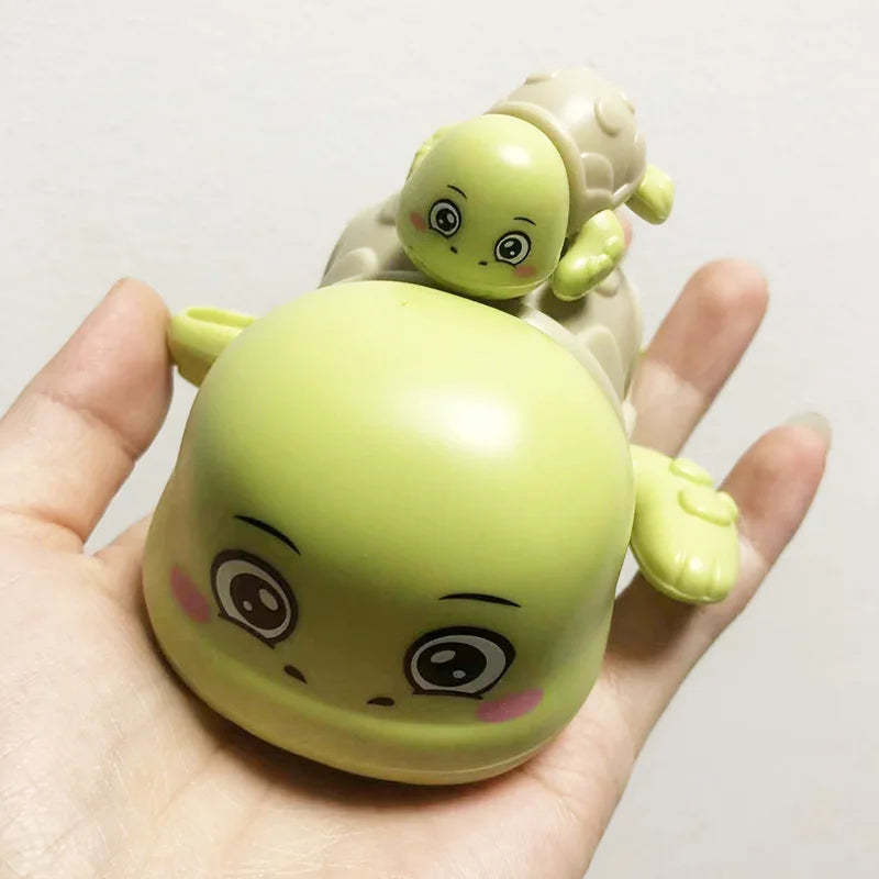 Baby Bath Toys Swimming Turtle & Whale – Wind-Up Clockwork Water Play Toys for Toddlers & Infants
