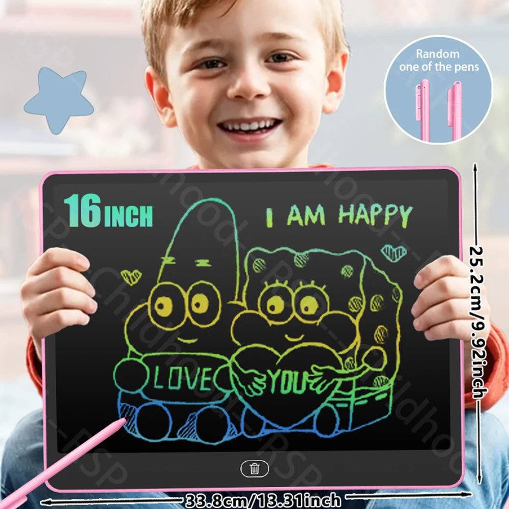Kids LCD Drawing Tablet | Writing Board for Children Ages 3-8 | Doodle Pad Toy for Boys & Girls | Educational Gift