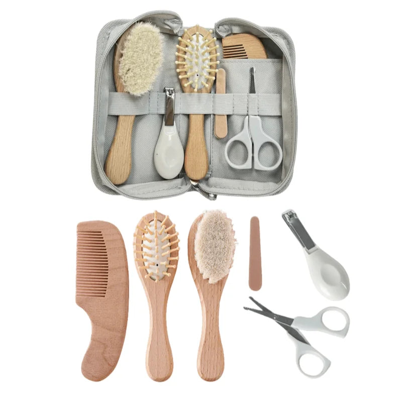 6-Piece Baby Care Kit – Newborn Grooming Set with Nasal Aspirator, Nail Clipper, Comb & Safety Scissors