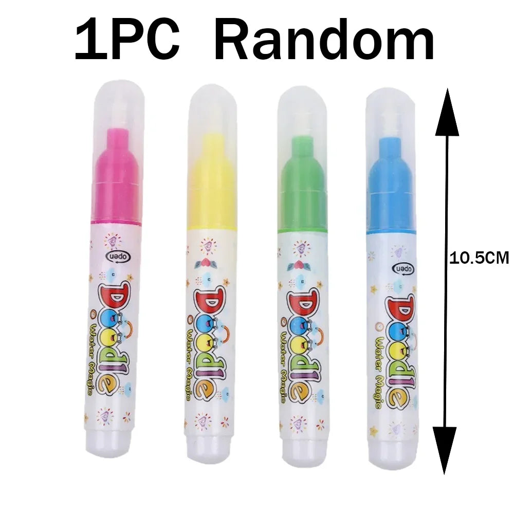 Magic Water Coloring Books for Kids with Refillable Pen – Montessori Drawing Toy Early Education Art Set
