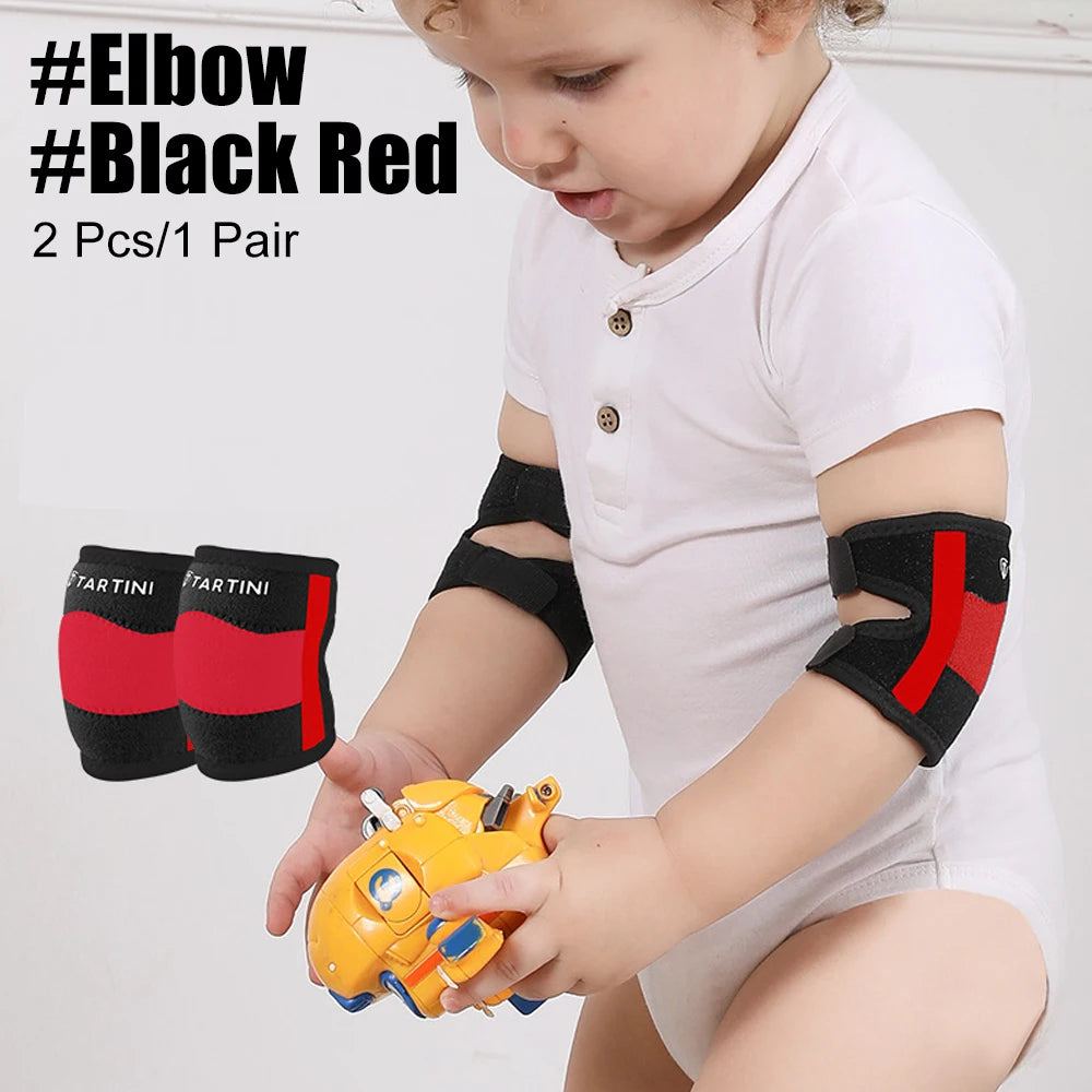 Baby Knee Pads for Crawling | Toddler Elbow & Knee Protectors | Adjustable Infant Crawler Safety Pads for Boys & Girls