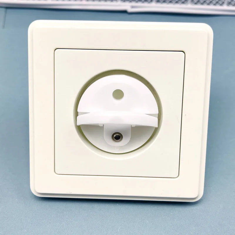 Childproof Baby Safety Socket Covers 10-Pack – European Outlet Plugs for Toddler Home Electrical Protection