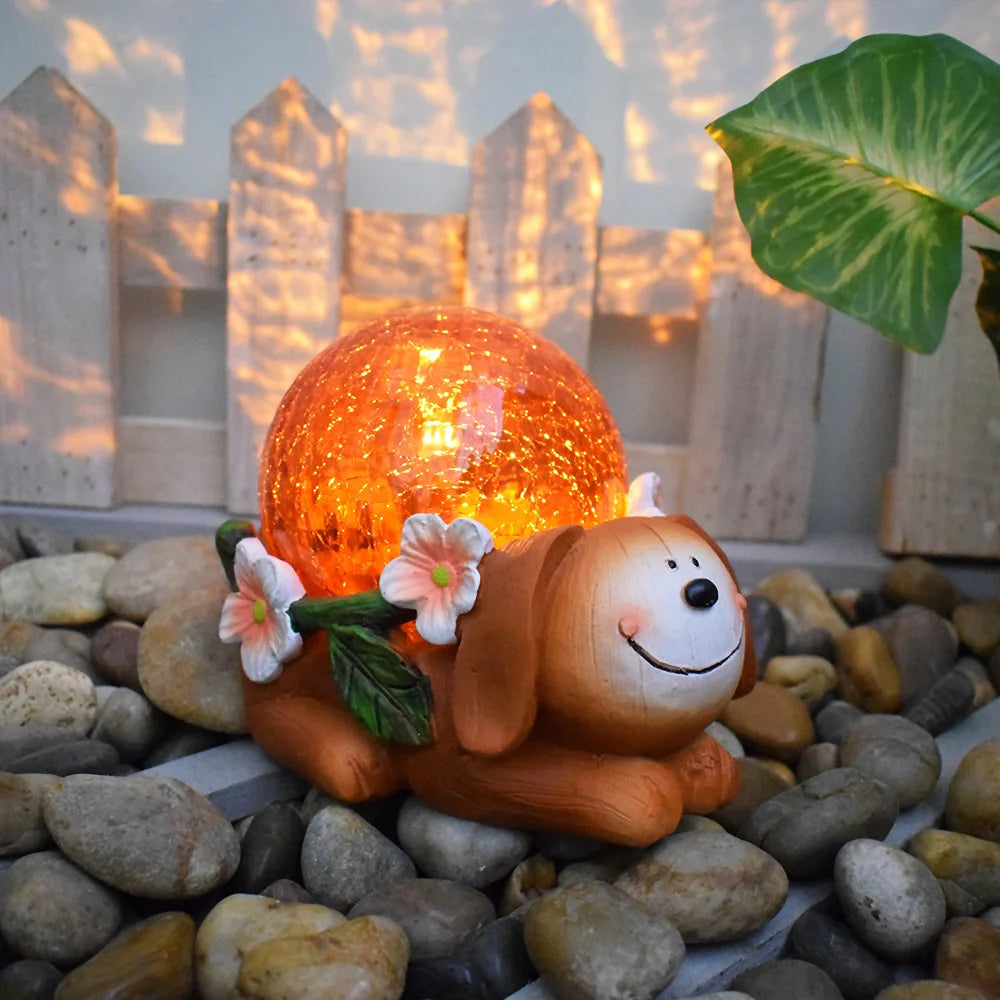 Solar Turtle Garden Outdoor Decor With Succulent Led Lights Solar Garden Statues Turtle Figurine For Yard Patio Balcony Backyard