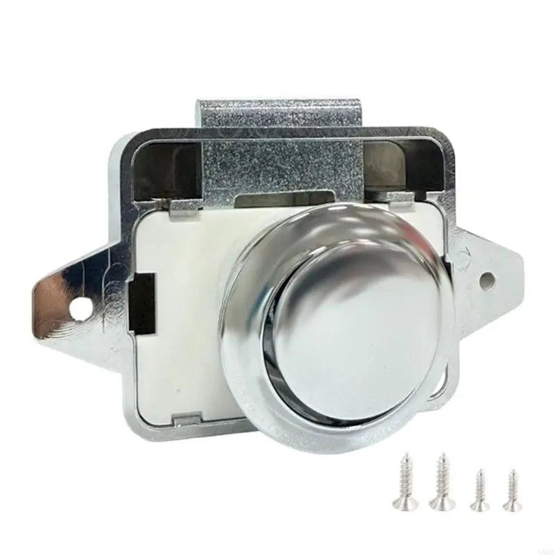 Universal Push Button Latches – Keyless Door Lock for Campers Furniture Cupboard Cabinet Hardware