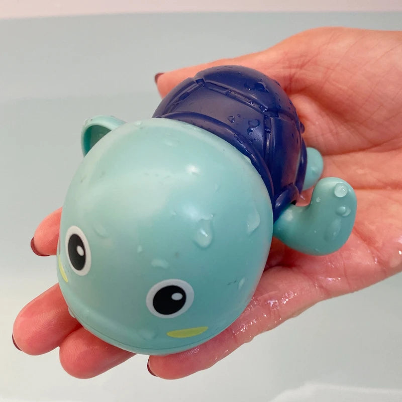 Baby Bath Toys Swimming Turtle & Whale – Wind-Up Clockwork Water Play Toys for Toddlers & Infants
