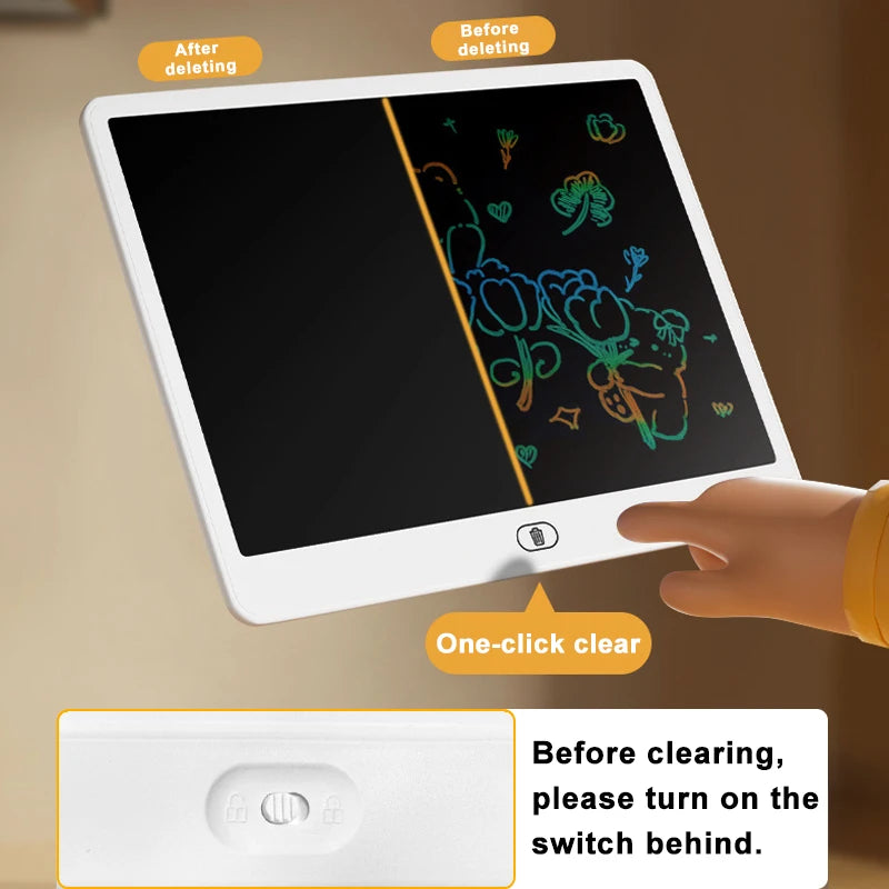 Kids LCD Drawing Tablet | Writing Board for Children Ages 3-8 | Doodle Pad Toy for Boys & Girls | Educational Gift