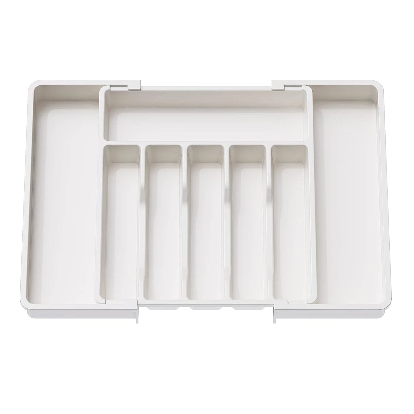 Adjustable Drawer Organizer for Kitchen Utensils & Flatware – Expandable Cutlery & Tableware Divider