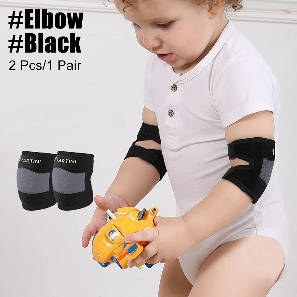 Baby Knee Pads for Crawling | Toddler Elbow & Knee Protectors | Adjustable Infant Crawler Safety Pads for Boys & Girls