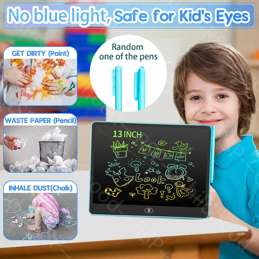 Kids LCD Drawing Tablet | Writing Board for Children Ages 3-8 | Doodle Pad Toy for Boys & Girls | Educational Gift