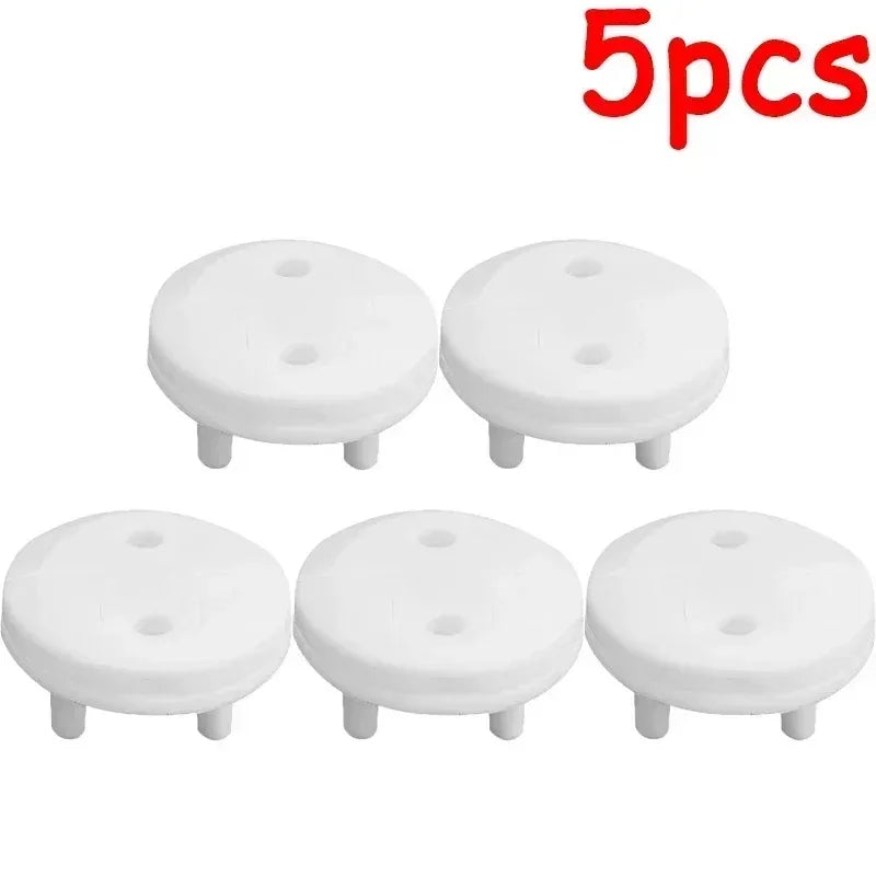 Childproof Baby Safety Socket Covers 10-Pack – European Outlet Plugs for Toddler Home Electrical Protection