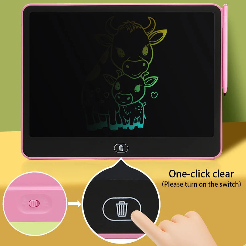 Kids LCD Drawing Tablet | Writing Board for Children Ages 3-8 | Doodle Pad Toy for Boys & Girls | Educational Gift
